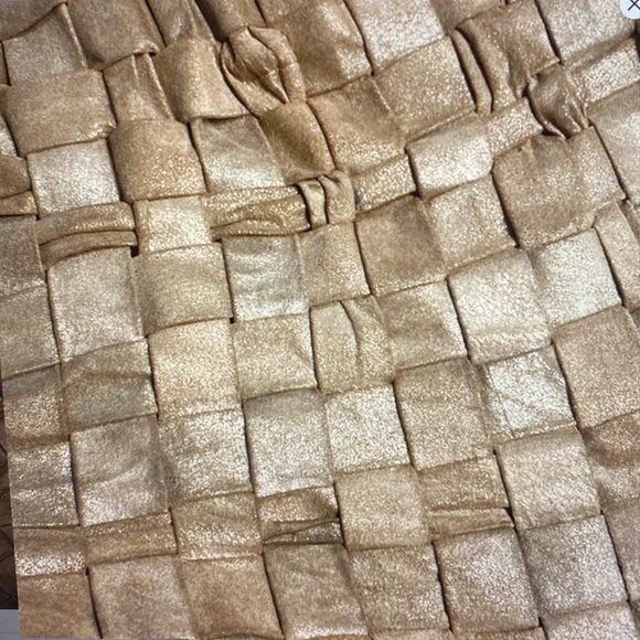 EUC JIMMY CHOO Bracelet Woven Leather Bag - Picture 2 of 12